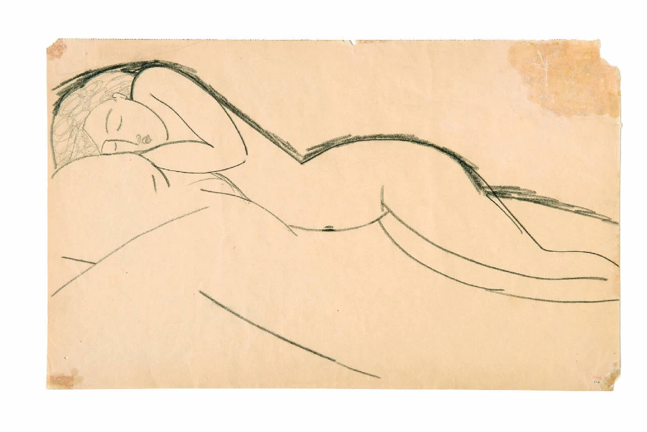 Amedeo Modigliani - 276, Nudo disteso, Villa Necchi Campiglio, Milano